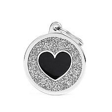 Медальон BIG GLETTER CIRCLE BLACK H..