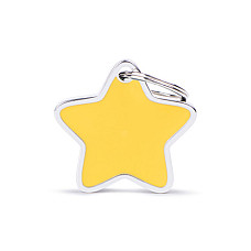 Madalion YELLOW SMALL STAR CHARMS..