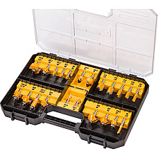 Set de freze pentru lemn DeWALT DT9..