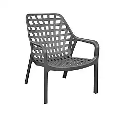 Scaun Terasa Solar Dark Grey..