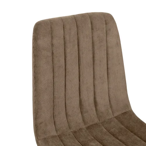 Стул DC-90~BGF166-7 Brown Velvet+Black Legs