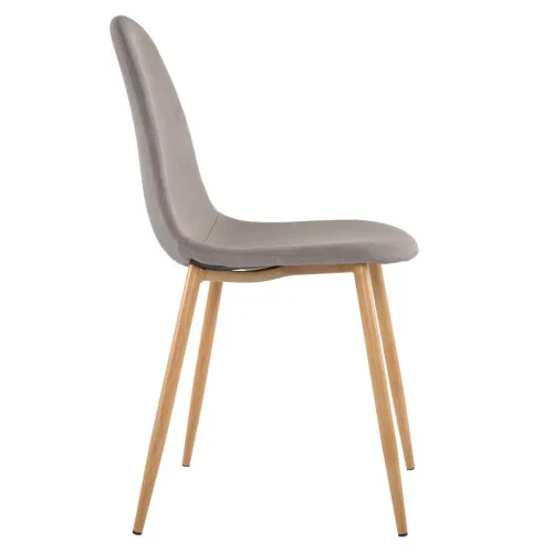 Стул C-710 Denim Cappucino+Transprint Legs