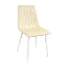 Scaun DC-90P White PU+White Legs..