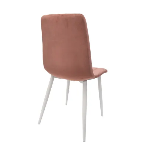 Scaun DC-90P N44 Catifea Picioare Ruginite+Albe