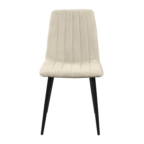Стул Dc-90 (Bgf166-2) Velvet Beige+Black Legs