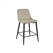 Scaun Bar Clasic Small Beige+Black ..