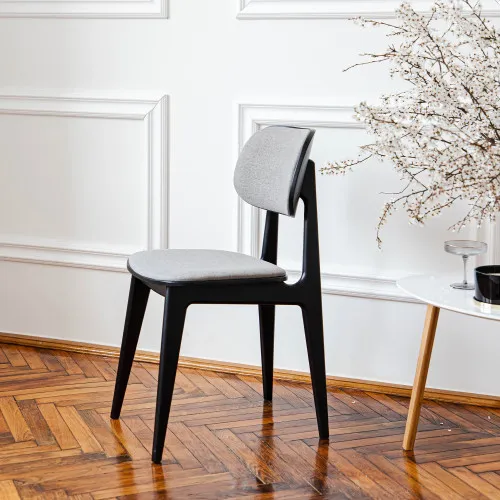 Scaun LULA Stofa (Rush 93)+Black Legs