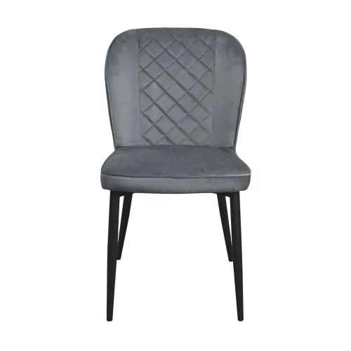 Scaun Tusk Catifea Grey HLR 21 + Black Legs