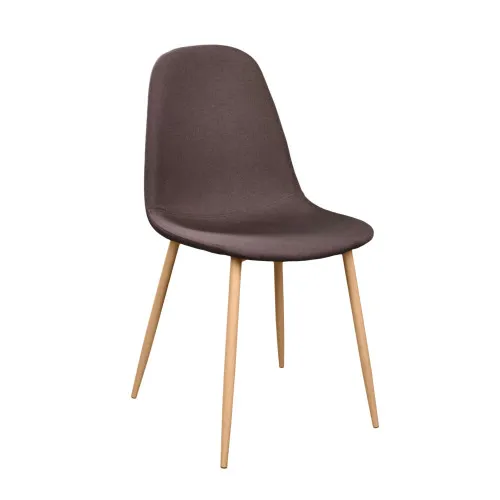 Scaun C-710 Denim Maro+Picioare Transparente
