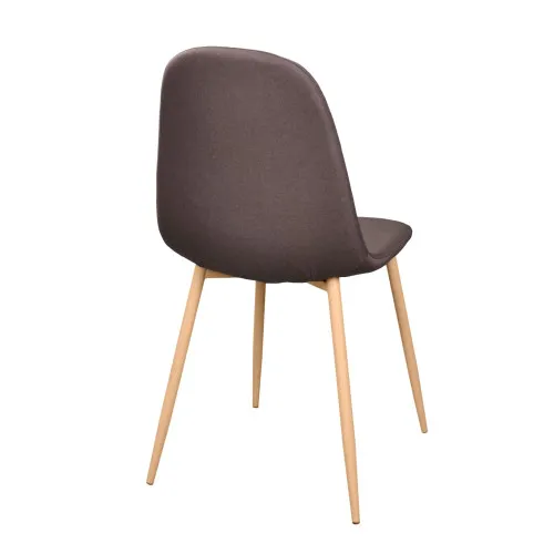 Scaun C-710 Denim Maro+Picioare Transparente