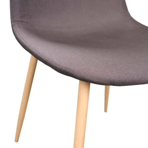 Scaun C-710 Denim Maro+Picioare Transparente