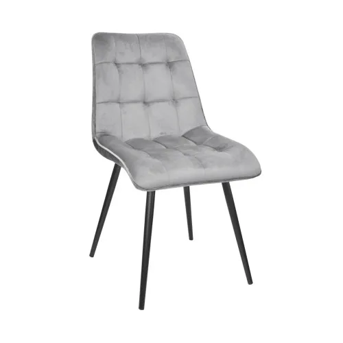 Scaun Capella Gri + Picioare Negre HLR20