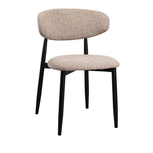 Scaun Meridian Bej+Picioare Negre