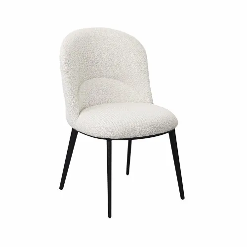 Scaun Chloe Bej K40 + Picioare Negre