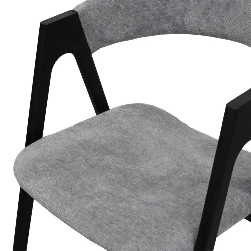 Стул Rustic Grey+Black Legs