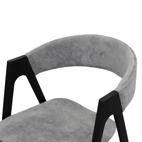 Стул Rustic Grey+Black Legs