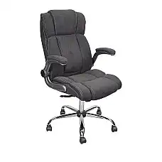 Fotoliu Birou BX-3702 Dark Grey/Sto..