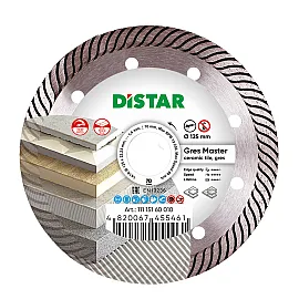 Disc diamantat DISTAR pentru placi ceramici Gres Master d125