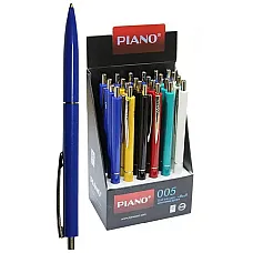 Шариковая ручка, PIANO, Синий..