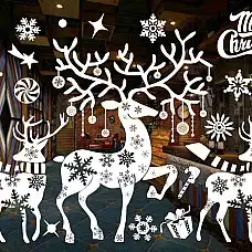 Декоративные новогодние наклейки, G..