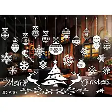 Декоративные новогодние наклейки, G..