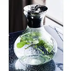 Кувшин Стекло, 1.5Л, С крышкой, Про..