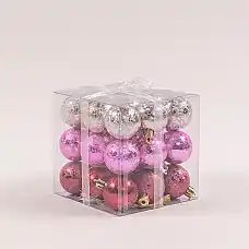 Набор 24 новогодних шаров, GLOBAL C..