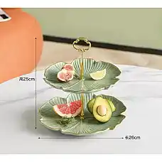 Этажерка для десертов Керамика, Мят..