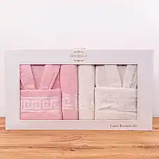 Набор халат и 2 полотенца, MISS BEL..