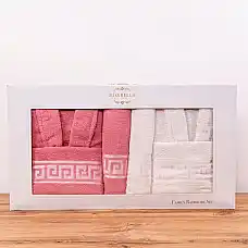 Набор халат и 2 полотенца, MISS BEL..