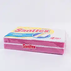 Губка для посуды с пазами, Sanitex,..