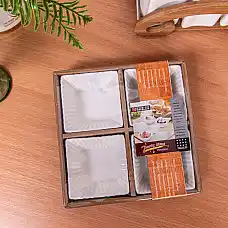 Набор для аперитива,  Фарфор, Белый..