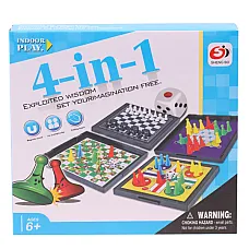 Joc de societate magnetic 4 în 1..