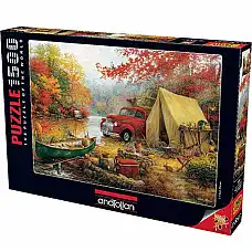 Puzzle 1500 elemente Odihna in aer ..