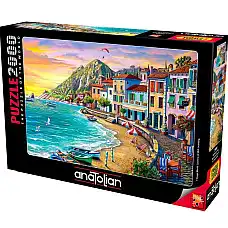 Puzzle 2000 elemente Minunata plaja..