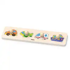 Puzzle din lemn cu buton „Autoturis..