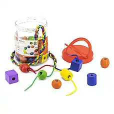 Шнуровка “Бусинки и геометрические ..