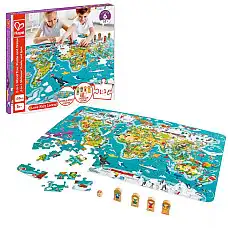 Puzzle și Joc – Turul Lumii (2 in 1..
