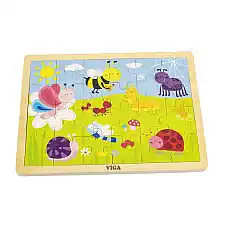 Puzzle din lemn “Parcul de distracț..