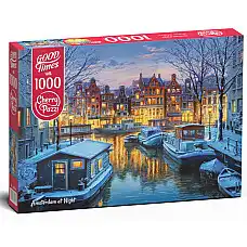 Puzzle 1000 elemente Amsterdam noap..