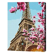 Pictură pe numere - Sakura la Paris..