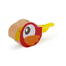 Свисток “Птичка”, красного цвета..