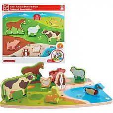 Puzzle tactil Animale de la ferma..