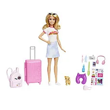Păpușa Barbie cu accesorii și set d..