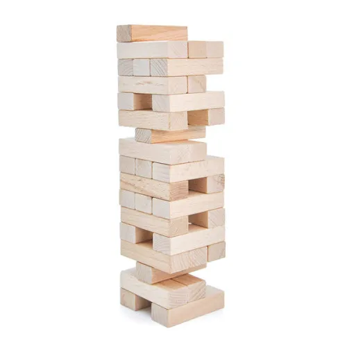 Joc de masă „Jin GO”  jenga din 36 blocuri de lemn