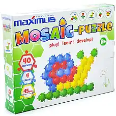 Set de joc  „Mozaică-puzzle” 40 ele..