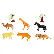Набор из 6 мини-животных..