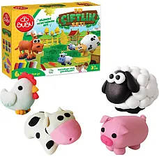 Set cu plastilină de modelat PLAY D..