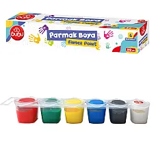 Set de pictură cu degetele, 6 culor..