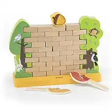 Деревянная настольная игра “Стена и..